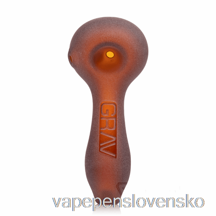 Grav Pieskovaná Lyžica Jantárová Vape Bez Nikotinu